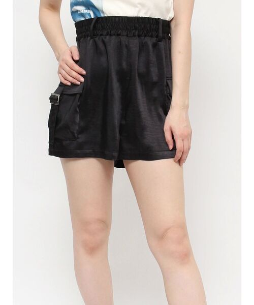 jouetie（ジュエティ）の「サテンキックパンツ（その他パンツ・レディース・ピンク/ブルー/ブラック・MEDIUM）」の4枚目の写真