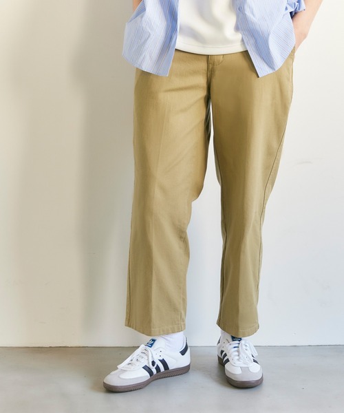 coca（coca）（コカ）の「メンズ チノスラックス（チノパンツ・メンズ・ベージュ/ネイビー・M/L/XL）」の2枚目の写真