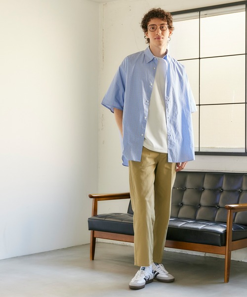 coca（coca）（コカ）の「メンズ チノスラックス（チノパンツ・メンズ・ベージュ/ネイビー・M/L/XL）」の3枚目の写真