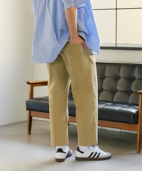 coca（coca）（コカ）の「メンズ チノスラックス（チノパンツ・メンズ・ベージュ/ネイビー・M/L/XL）」の5枚目の写真