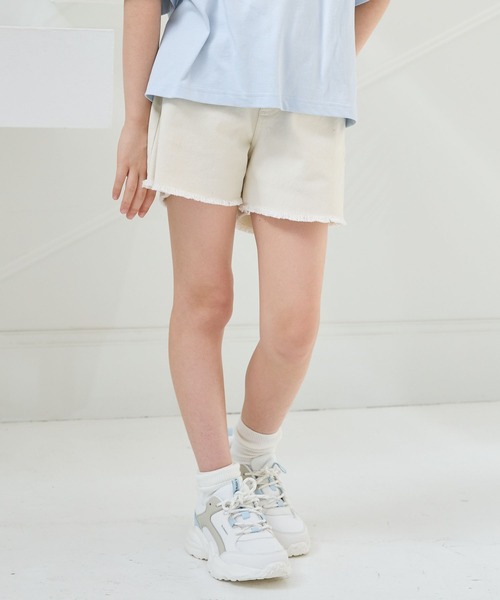 GLOBAL WORK(グローバルワーク)の「アソート裾フリンジショーツ/976060(その他パンツ・キッズ・ライトブルー/ライトグリーン/ブルー/オフホワイト/ブラック・150cm/140cm/160cm/130cm/170cm/120cm)」の9枚目の写真