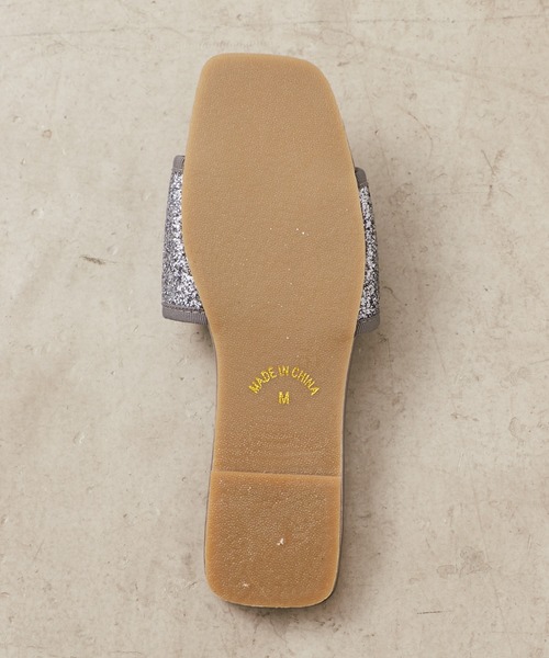 CIAOPANIC TYPY（チャオパニックティピー）の「グリッターフラットサンダル（サンダル・レディース・ブラック/グレー/シルバー/ゴールド・SMALL/MEDIUM/LARGE）」の14枚目の写真