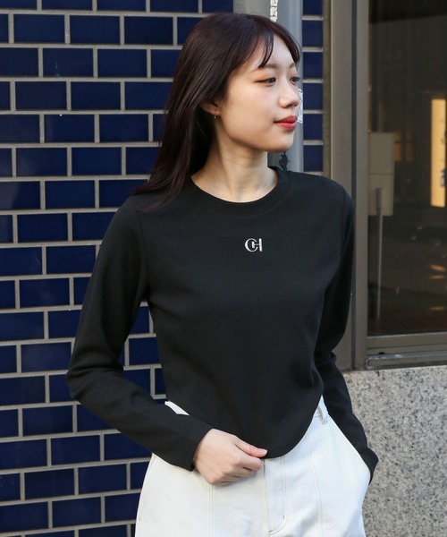 3.3 Field Trip （3.3フィールドトリップ）の「3.3 Field Trip／メタルロゴ長袖T 2105600（Tシャツ/カットソー・レディース・ブラック/ホワイト・FREE）」の9枚目の写真