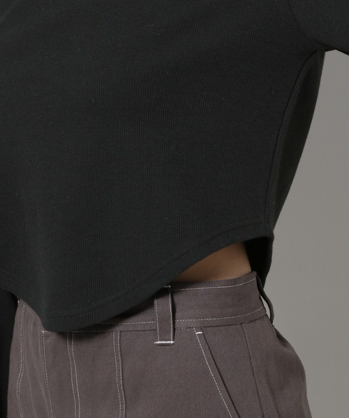 3.3 Field Trip （3.3フィールドトリップ）の「3.3 Field Trip／メタルロゴ長袖T 2105600（Tシャツ/カットソー・レディース・ブラック/ホワイト・FREE）」の16枚目の写真