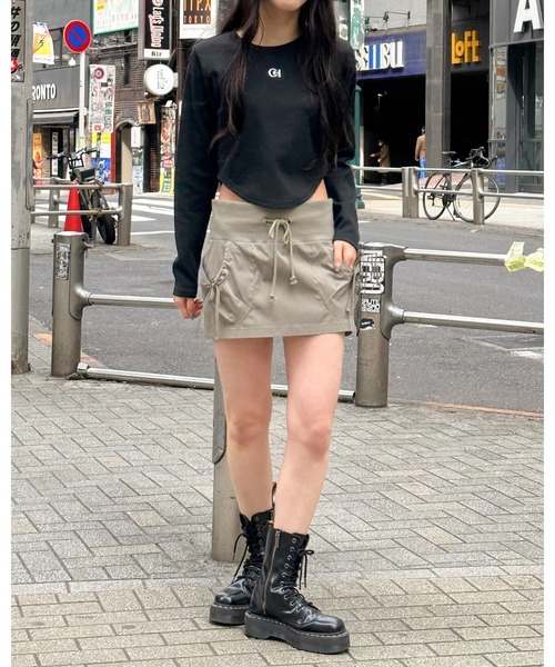 3.3 Field Trip （3.3フィールドトリップ）の「3.3 Field Trip／メタルロゴ長袖T 2105600（Tシャツ/カットソー・レディース・ブラック/ホワイト・FREE）」の22枚目の写真