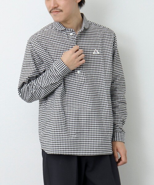 GEVACO（ゲバコ）の「【GEVACO/ゲバコ】OX プルオーバー 長袖シャツ（シャツ/ブラウス・メンズ・ホワイト/グリーン系その他3/ブラック系その他3/ブラック系その他・M/L）」の4枚目の写真