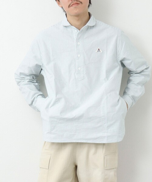 GEVACO（ゲバコ）の「【GEVACO/ゲバコ】OX プルオーバー 長袖シャツ（シャツ/ブラウス・メンズ・ホワイト/グリーン系その他3/ブラック系その他3/ブラック系その他・M/L）」の5枚目の写真