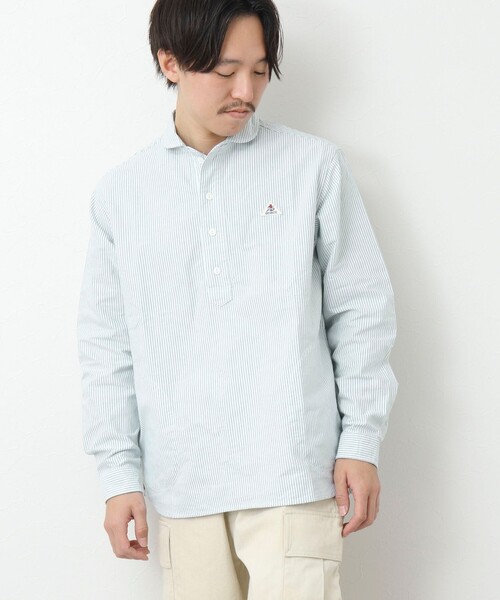 GEVACO（ゲバコ）の「【GEVACO/ゲバコ】OX プルオーバー 長袖シャツ（シャツ/ブラウス・メンズ・ホワイト/グリーン系その他3/ブラック系その他3/ブラック系その他・M/L）」の6枚目の写真