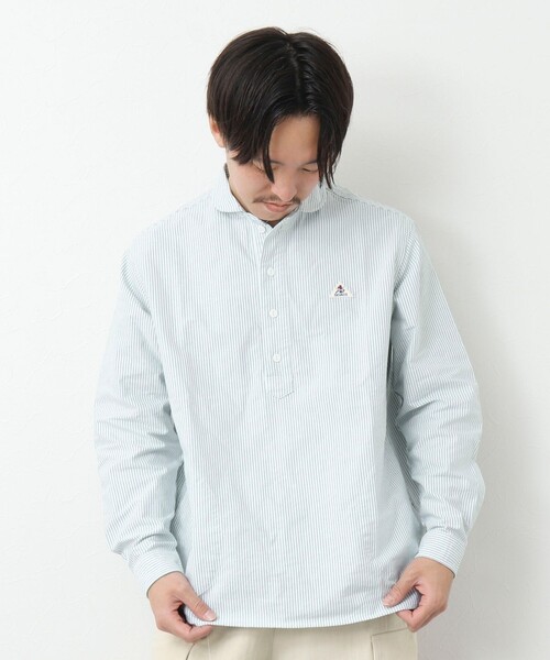 GEVACO（ゲバコ）の「【GEVACO/ゲバコ】OX プルオーバー 長袖シャツ（シャツ/ブラウス・メンズ・ホワイト/グリーン系その他3/ブラック系その他3/ブラック系その他・M/L）」の7枚目の写真