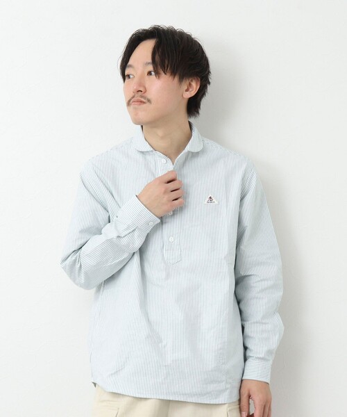 GEVACO（ゲバコ）の「【GEVACO/ゲバコ】OX プルオーバー 長袖シャツ（シャツ/ブラウス・メンズ・ホワイト/グリーン系その他3/ブラック系その他3/ブラック系その他・M/L）」の8枚目の写真