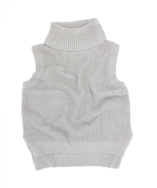 Chico(チコ)の「ハイネック畦ベスト(ニット/セーター・レディース・アイボリー/モスグリーン/ブラック/グレー・FREE)」の12枚目の写真