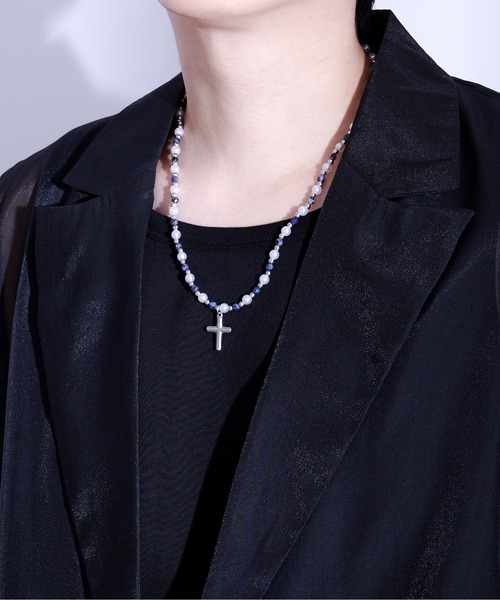 Ellno Loset(エルノロゼット)の「ボールクロスネックレス(ネックレス・メンズ・シルバー・FREE)」の2枚目の写真