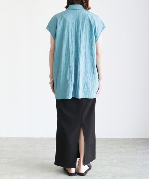 reca（レカ）の「テーラーカラーベスト（ベスト・レディース・ブラック/イエロー系その他/ブルー/モカ・FREE）」の10枚目の写真