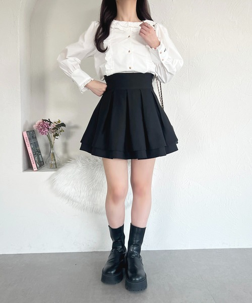 apres jour(アプレジュール)の「French Girly Collection コットンレースフリルブラウス【ZOZOTOWN限定アイテム】(シャツ/ブラウス・レディース・オフホワイト/ブラック・フリー/X-LARGE)」の10枚目の写真
