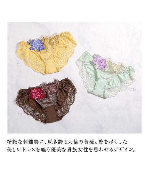 HIMICO（ヒミコ）の「ヒミコ 020シリーズ レギュラーショーツ M~L（ショーツ・レディース・イエロー/ライトグリーン/ブラウン・MEDIUM/LARGE）」の7枚目の写真