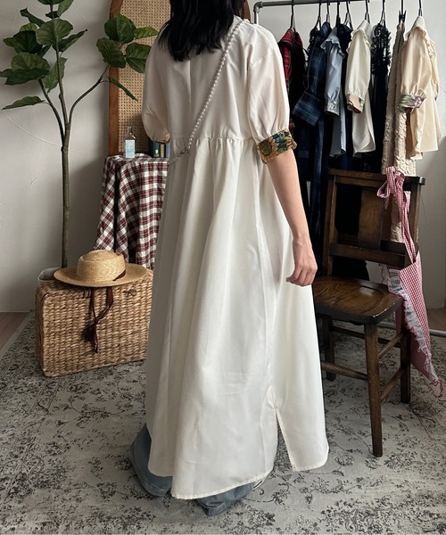 セール】S/S ゴブランレトロチャイナワンピース（ワンピース）｜kutir