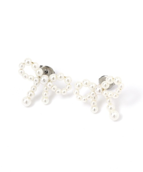 GLOBAL WORK(グローバルワーク)の「リボンピアス/115629(ピアス(両耳用)・レディース・シルバー/ゴールド/その他8・ONE SIZE)」の3枚目の写真