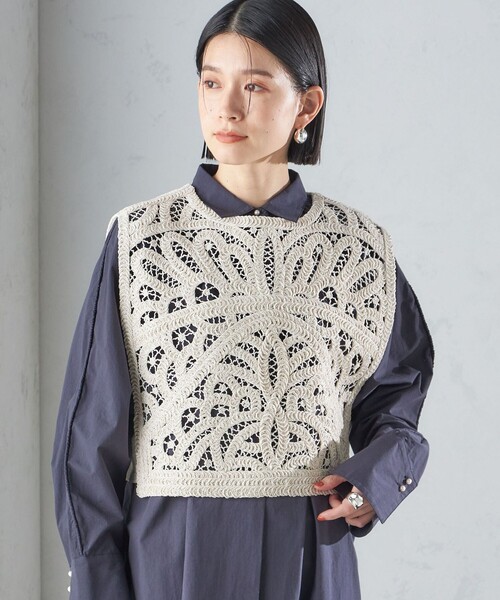 ADAWAS:エンブロイダリー ベスト