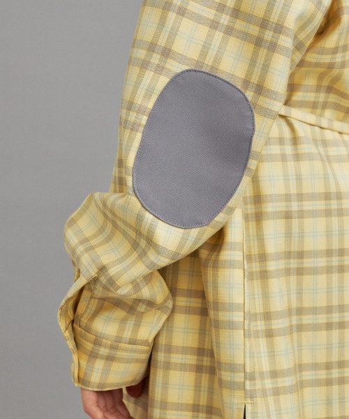 【eLur】2wayチェックシャツ（セットアップ可)（シャツ/ブラウス）｜eLur（エラー）