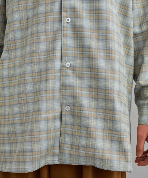 【eLur】2wayチェックシャツ（セットアップ可)（シャツ/ブラウス）｜eLur（エラー）