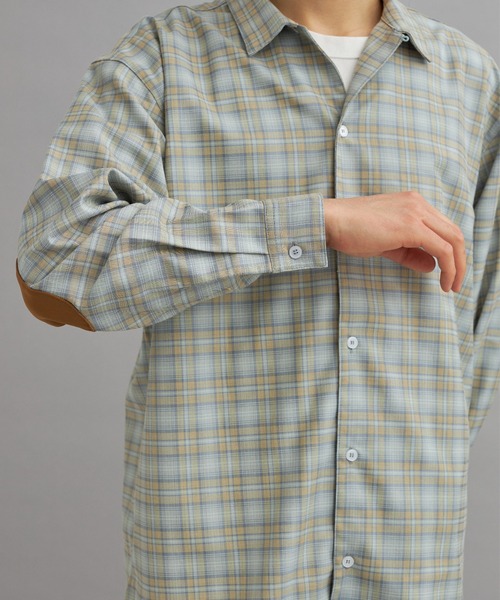 【eLur】2wayチェックシャツ（セットアップ可)（シャツ/ブラウス）｜eLur（エラー）