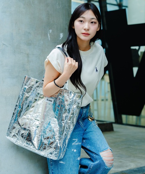 ALAND（エーランド）の「【UNISEX】ALAND／ノースリーブＴ（Tシャツ/カットソー・レディース・ホワイト/ブラック/ダークブラウン/ネイビー・MEDIUM/SMALL）」の16枚目の写真