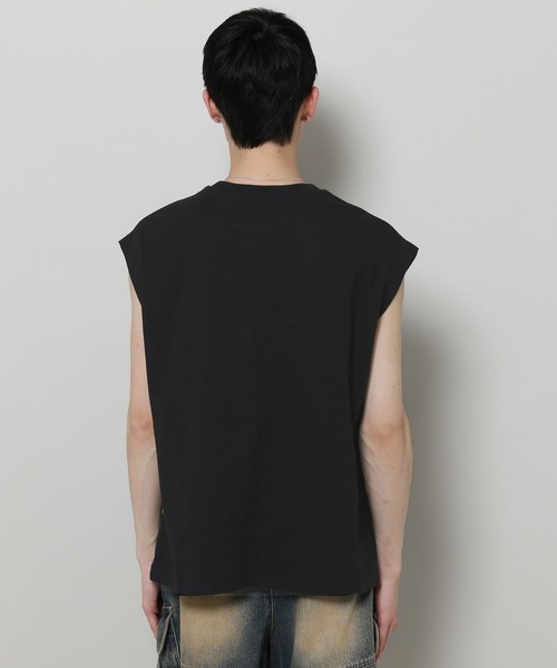 ALAND（エーランド）の「【UNISEX】ALAND／ノースリーブＴ（Tシャツ/カットソー・レディース・ホワイト/ブラック/ダークブラウン/ネイビー・MEDIUM/SMALL）」の13枚目の写真