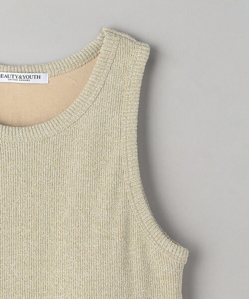 BEAUTY&YOUTH UNITED ARROWS（ビューティーアンドユースユナイテッドアローズ）の「アメリカンスリーブ ブラタンクトップ（タンクトップ・レディース・オフホワイト/ブラック/ベージュ・FREE）」の18枚目の写真
