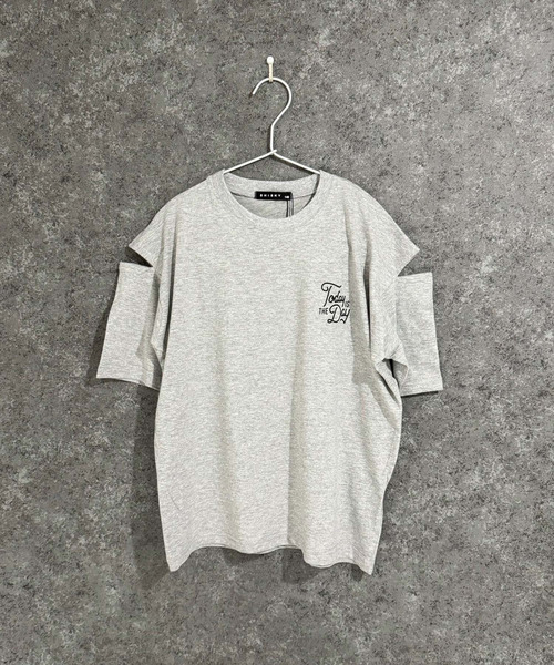 セール】オーバーサイズ 肩あき半袖Tシャツ（Tシャツ/カットソー