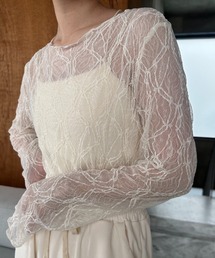lawgy | nuance ruff sheer tops / ニュアンスルフシアートップス(Tシャツ/カットソー)