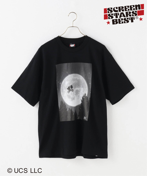 SCREEN STARS(スクリーンスターズ)の「SCREEN STARS BEST E.T Tee S/ NO.2422 -SSBT ET1(Tシャツ/カットソー・メンズ・グレー/ブラック・MEDIUM/LARGE)」の2枚目の写真