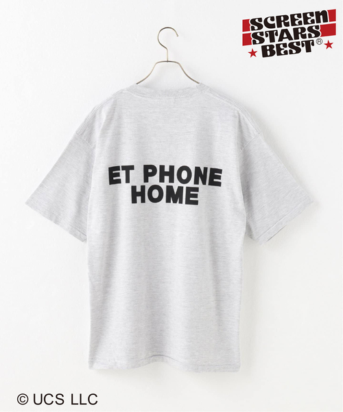 SCREEN STARS(スクリーンスターズ)の「SCREEN STARS BEST E.T Tee S/ NO.2422 -SSBT ET1(Tシャツ/カットソー・メンズ・グレー/ブラック・MEDIUM/LARGE)」の16枚目の写真