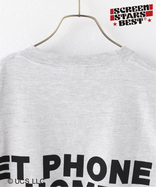 SCREEN STARS(スクリーンスターズ)の「SCREEN STARS BEST E.T Tee S/ NO.2422 -SSBT ET1(Tシャツ/カットソー・メンズ・グレー/ブラック・MEDIUM/LARGE)」の9枚目の写真