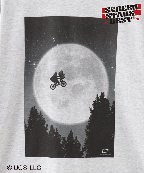 SCREEN STARS(スクリーンスターズ)の「SCREEN STARS BEST E.T Tee S/ NO.2422 -SSBT ET1(Tシャツ/カットソー・メンズ・グレー/ブラック・MEDIUM/LARGE)」の11枚目の写真