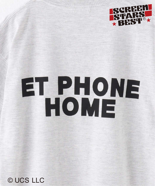 SCREEN STARS(スクリーンスターズ)の「SCREEN STARS BEST E.T Tee S/ NO.2422 -SSBT ET1(Tシャツ/カットソー・メンズ・グレー/ブラック・MEDIUM/LARGE)」の12枚目の写真