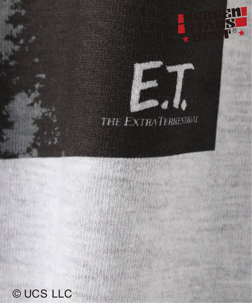 SCREEN STARS(スクリーンスターズ)の「SCREEN STARS BEST E.T Tee S/ NO.2422 -SSBT ET1(Tシャツ/カットソー・メンズ・グレー/ブラック・MEDIUM/LARGE)」の5枚目の写真