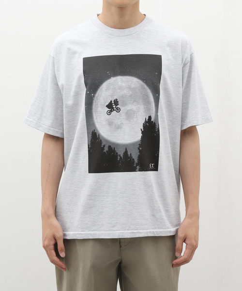 SCREEN STARS(スクリーンスターズ)の「SCREEN STARS BEST E.T Tee S/ NO.2422 -SSBT ET1(Tシャツ/カットソー・メンズ・グレー/ブラック・MEDIUM/LARGE)」の6枚目の写真