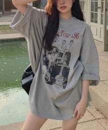 オーバーサイズプリントTシャツ