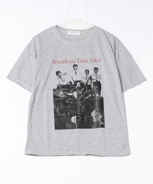 MAISON DE THERESE（メゾン ド テレーズ）の「オーバーサイズプリントTシャツ（Tシャツ/カットソー・レディース・グレー/ワイン・S/M/L/XL）」の14枚目の写真