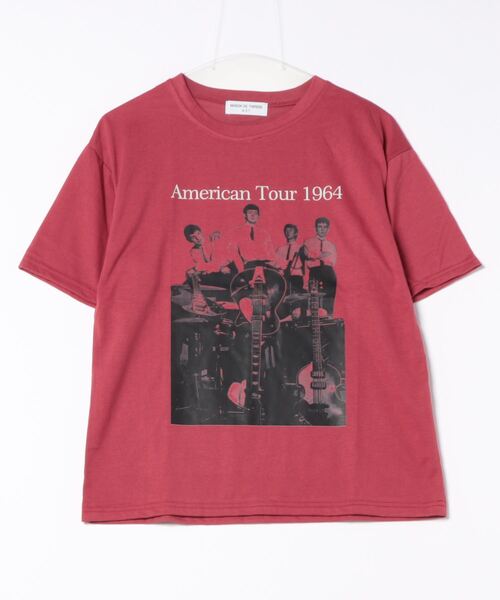 MAISON DE THERESE（メゾン ド テレーズ）の「オーバーサイズプリントTシャツ（Tシャツ/カットソー・レディース・グレー/ワイン・S/M/L/XL）」の18枚目の写真