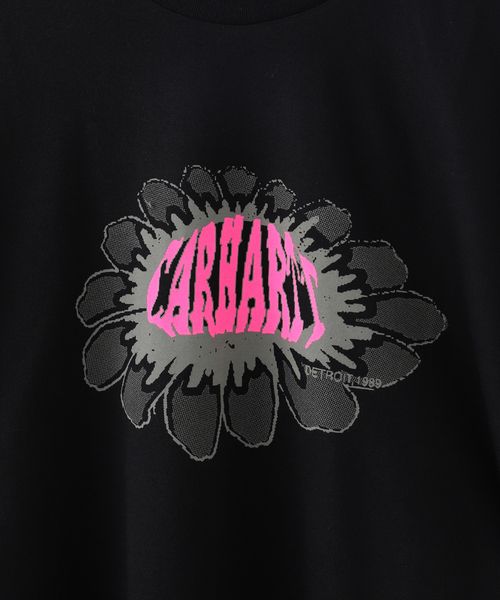 Carhartt WIP(カーハートダブリューアイピー)の「Carhartt S/S PIXEL FLOWER T-SHIRT I033161(Tシャツ/カットソー・メンズ・ホワイト/ブラック・MEDIUM/LARGE)」の13枚目の写真