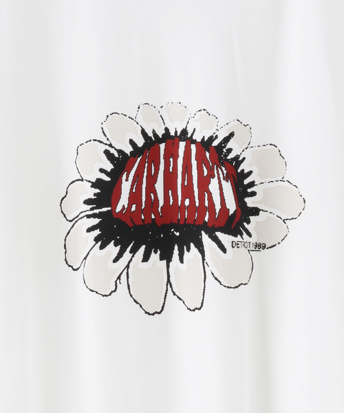 Carhartt WIP(カーハートダブリューアイピー)の「Carhartt S/S PIXEL FLOWER T-SHIRT I033161(Tシャツ/カットソー・メンズ・ホワイト/ブラック・MEDIUM/LARGE)」の14枚目の写真
