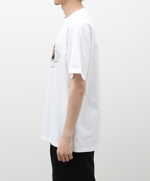 Carhartt WIP(カーハートダブリューアイピー)の「Carhartt S/S PIXEL FLOWER T-SHIRT I033161(Tシャツ/カットソー・メンズ・ホワイト/ブラック・MEDIUM/LARGE)」の10枚目の写真