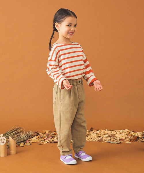 B:MING by BEAMS（ビーミングバイビームス）の「B:MING by BEAMS / らくらく タックチノパンツ（100～150cm）（チノパンツ・キッズ・ベージュ/ブラック/ブルー系その他2・100/110/120/130/140/150）」の10枚目の写真