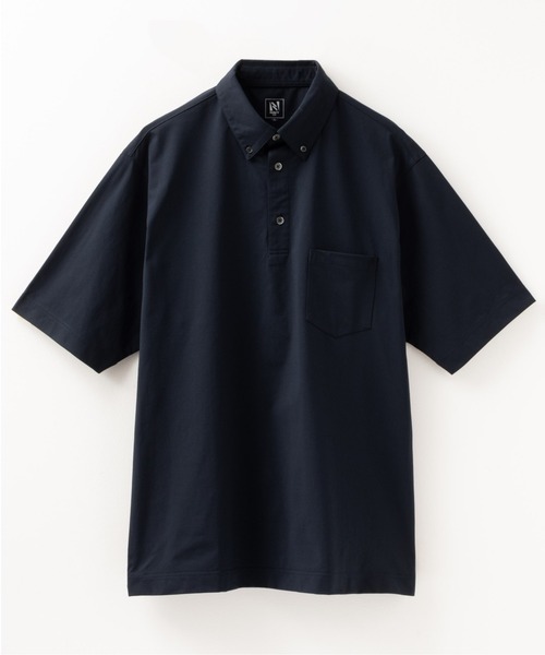 NAVY(ネイビー)の「NAVYFIT抗菌防臭DRYメッシュポロシャツ(ポロシャツ・メンズ・ブラック/ネイビー・XL/L/M/S)」の1枚目の写真