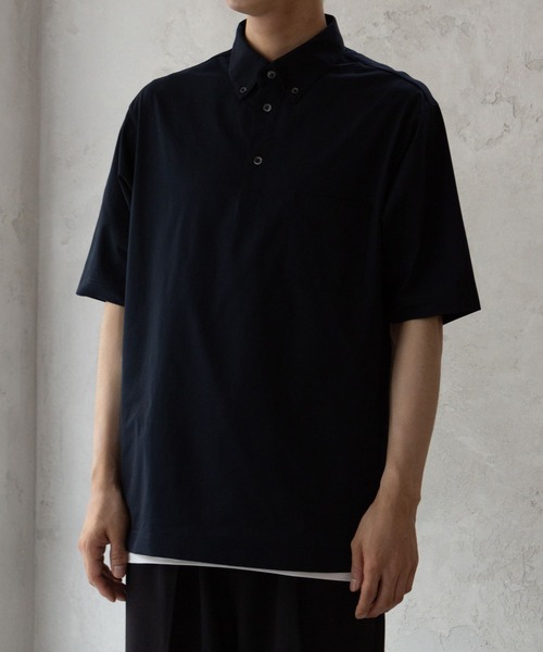 NAVY(ネイビー)の「NAVYFIT抗菌防臭DRYメッシュポロシャツ(ポロシャツ・メンズ・ブラック/ネイビー・XL/L/M/S)」の10枚目の写真