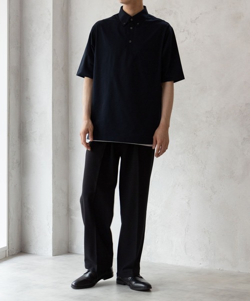 NAVY(ネイビー)の「NAVYFIT抗菌防臭DRYメッシュポロシャツ(ポロシャツ・メンズ・ブラック/ネイビー・XL/L/M/S)」の11枚目の写真