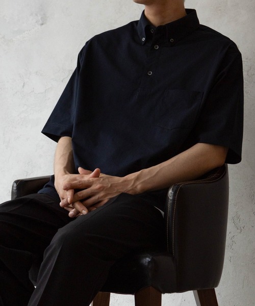 NAVY(ネイビー)の「NAVYFIT抗菌防臭DRYメッシュポロシャツ(ポロシャツ・メンズ・ブラック/ネイビー・XL/L/M/S)」の13枚目の写真