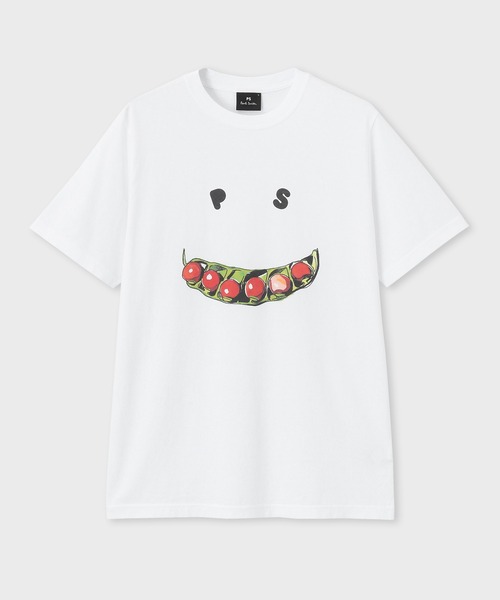 【セール】'Happy Peas' 半袖Tシャツ / 242560 011R（Tシャツ/カットソー）｜PS Paul Smith（ピーエスポールスミス）