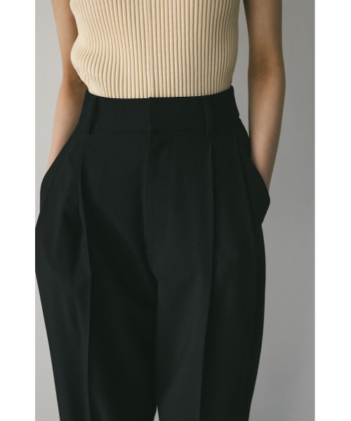 STYLEMIXER(スタイルミキサー)の「【WEB限定】ベーシックツータックパンツ ロング(スラックス・レディース・ブラウン/ベージュ/ブラック・SMALL/MEDIUM)」の15枚目の写真